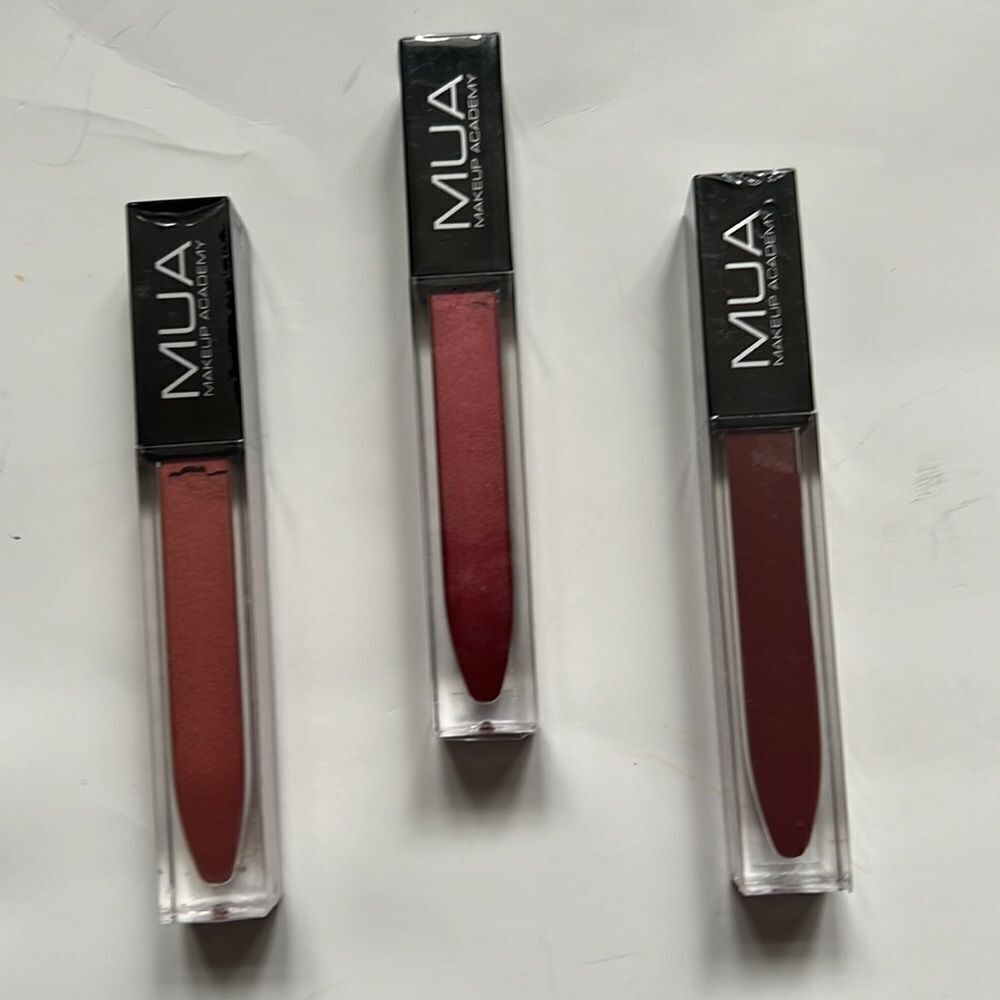 ⭐️mua Makeup Academy Liquid Lipsticks, pack of 3⭐️